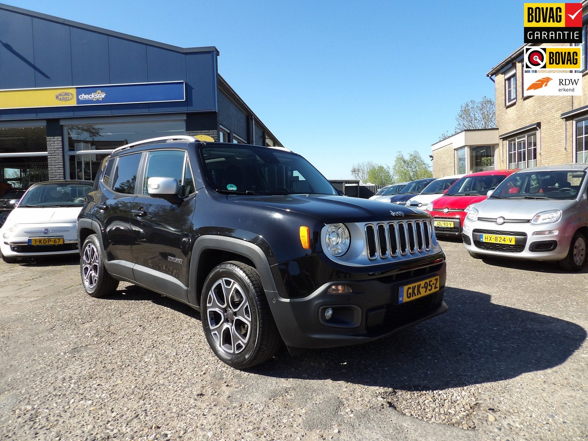 Jeep RENEGADE 1.4 MultiAir Limited / Trekhaak / Rijklaarprij, Auto's, Jeep, Voorwielaandrijving, 12 maanden, Gebruikt, 4 cilinders