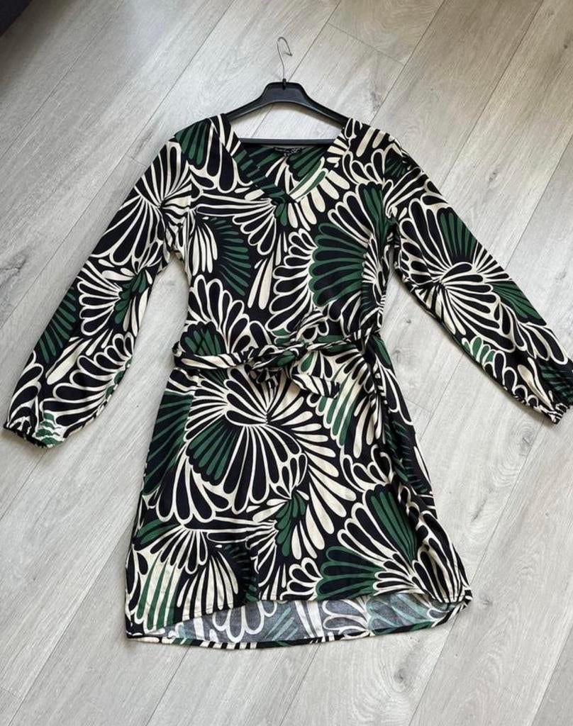 Smashed Lemon jurk met patroon - Maat S, Nieuw, Ophalen of Verzenden, Maat 36 (S), Boven de knie