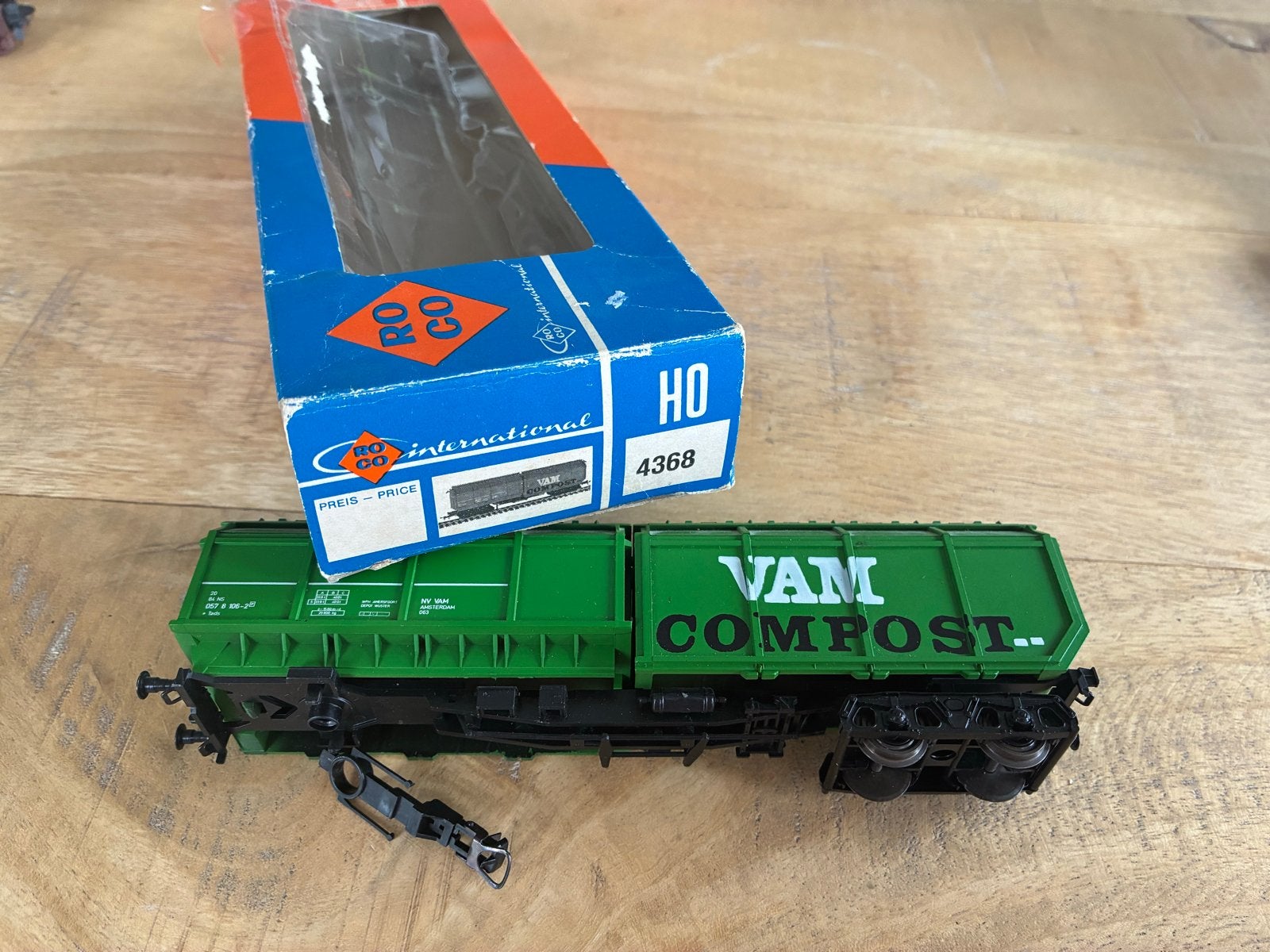 Roco H0 4368 VAM Compost Wagon - incompleet, Ophalen, Gebruikt, Gelijkstroom, Wagon