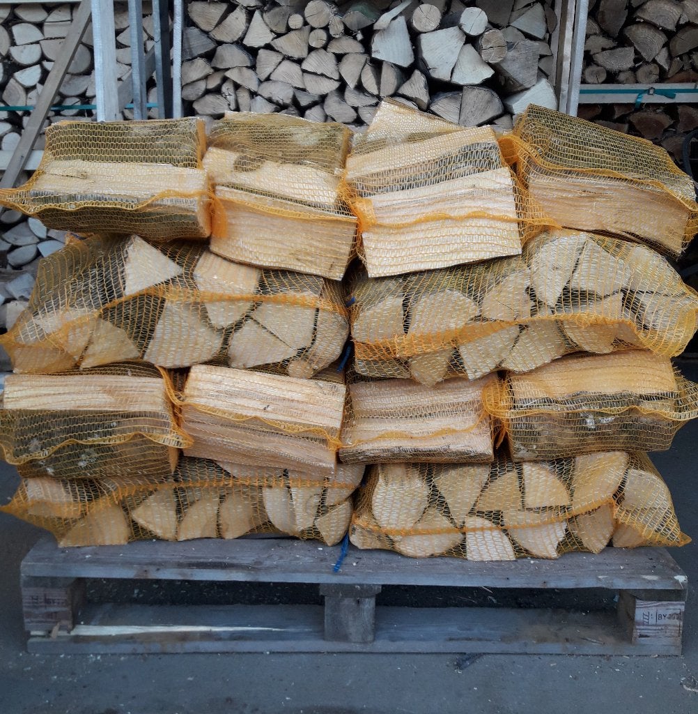 netzak ovendroog haardhout(eik,es,berk,els,haagbeuk), 25 cm., 6 m³ of meer, Ophalen, Blokken