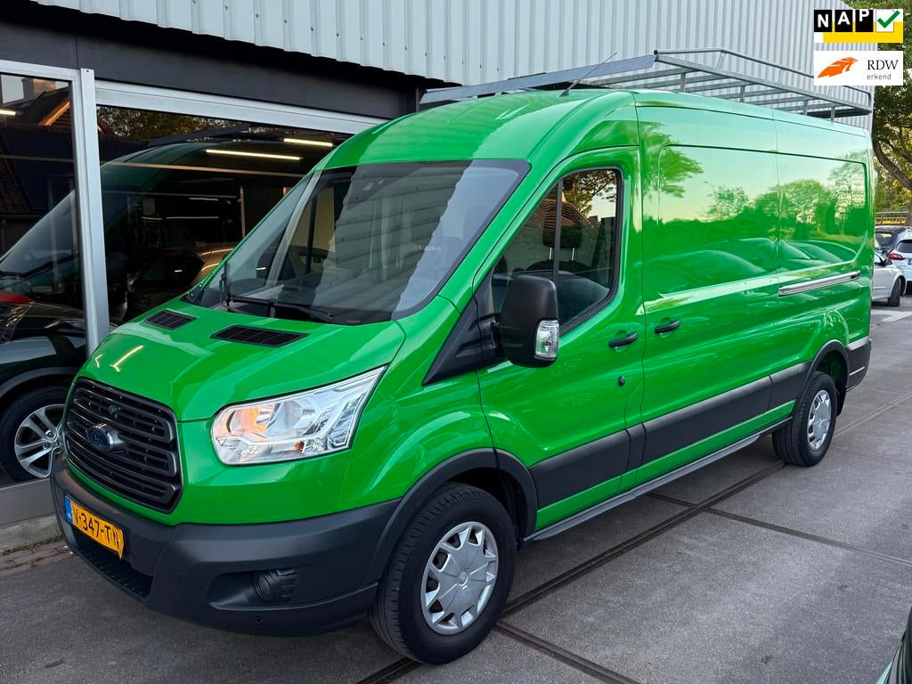 Ford Transit 350 2.0 TDCI L3H2 Trend 2018 63DKM NAP/EURO6!, Auto's, Achterwielaandrijving, Euro 6, 4 cilinders, Bluetooth