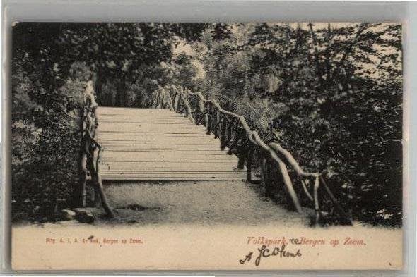Bergen op Zoom Brug Volkspark st 1901