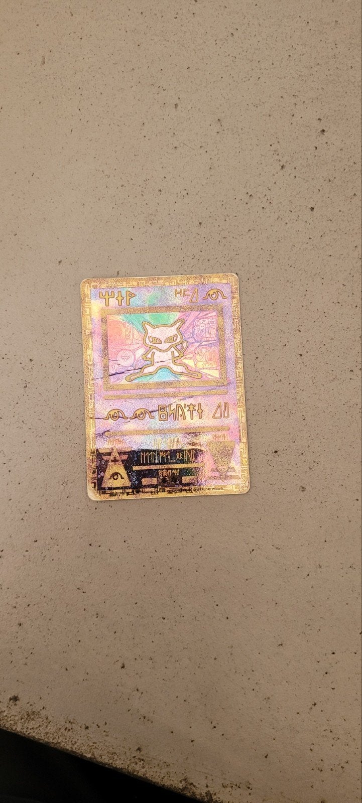 Mew Ancient Mew Pokémon kaart - Beschadigd, Ophalen of Verzenden, Gebruikt, Losse kaart