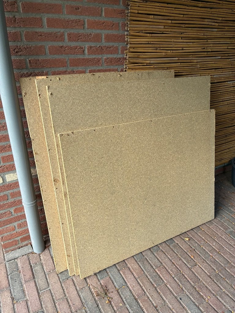 Partij spaanplaat, Doe-het-zelf en Verbouw, Ophalen, Gebruikt, Overige materialen, Minder dan 20 mm