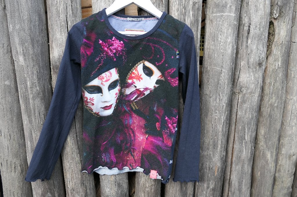 Shirt lange mouw 4 funky flavours, 4FF (meisje) 134-140, Meisje, Ophalen of Verzenden, Zo goed als nieuw, Shirt of Longsleeve