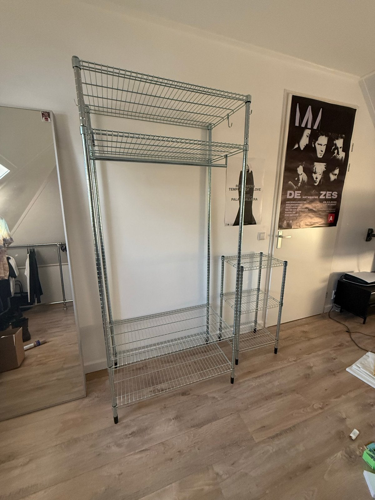 Ikea OMAR rekken, Ophalen, Gebruikt