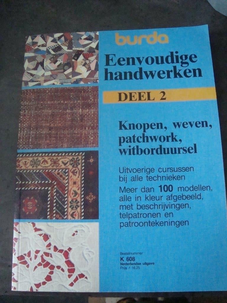 Burda eenvoudige handwerken deel 2, Ophalen of Verzenden, Zo goed als nieuw, Breien, Patroon of Boek