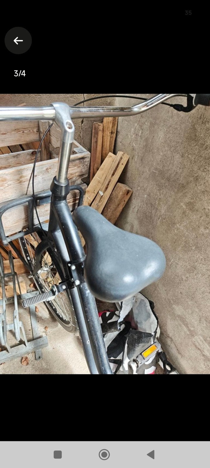 Fietszitje voor kinderen - Voorzitje met voetsteuntjes, Ophalen, Gebruikt, Voetsteuntjes, Voorzitje