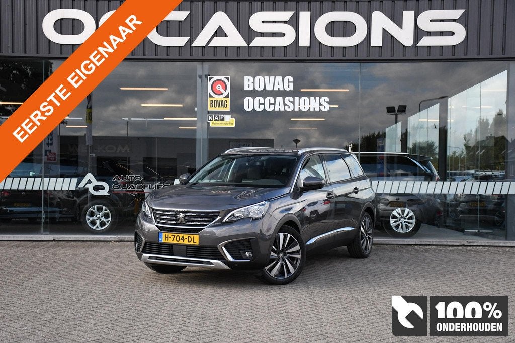 Peugeot 5008 1.2 Blue Lease Premium 7 PERS 1 EIGENAAR/ TREKH, Auto's, Peugeot, Gebruikt, 1199 cc, 7 stoelen, Origineel Nederlands
