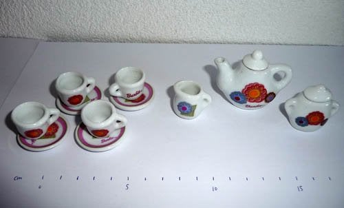 Miniatuur theeservies Barbie, Verzamelen, Ophalen of Verzenden, Zo goed als nieuw