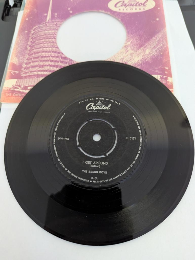 The Beach Boys - Don't Worry Baby ( vinyl single), Gebruikt, 7 inch, Single, Ophalen of Verzenden