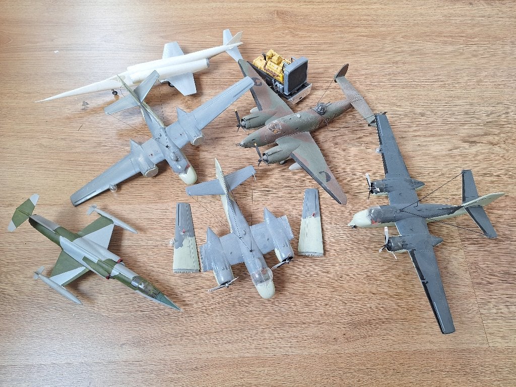 172 / 172 Lot MLD Trackers etc., Overige merken, 1:72 tot 1:144, Gebruikt, Ophalen of Verzenden