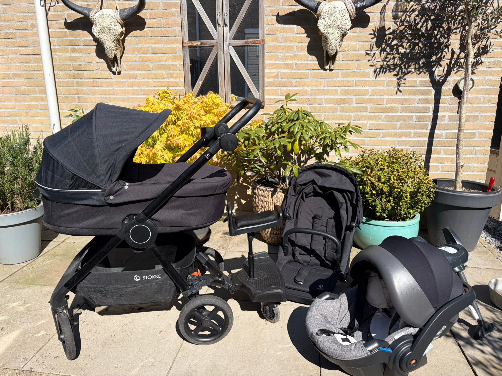Stokke beat kinderwagen - compleet!, Ophalen of Verzenden, Zo goed als nieuw