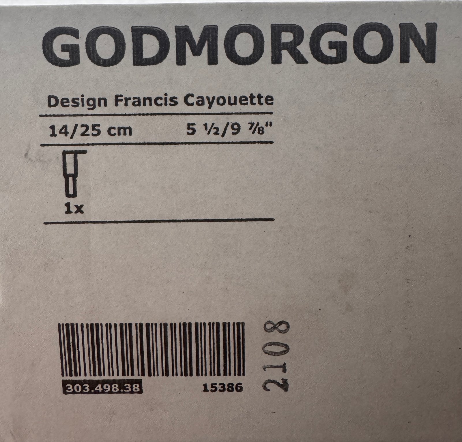 IKEA Godmorgon verstelbare poten (14-25 cm), nieuw, Ophalen of Verzenden, Nieuw, Metaal, Tafelpoot