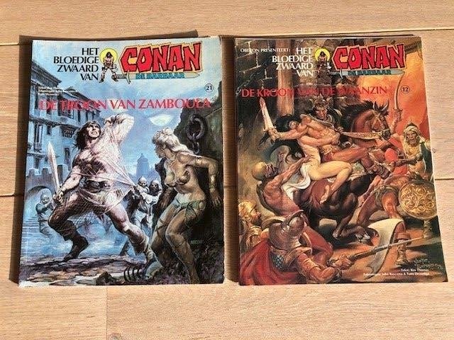 Het bloedige zwaard van Conan DE Barbaar, Boeken, Stripboeken, Gelezen, Ophalen of Verzenden, Roy Thomas, John Buscema, Tony DeZuniga