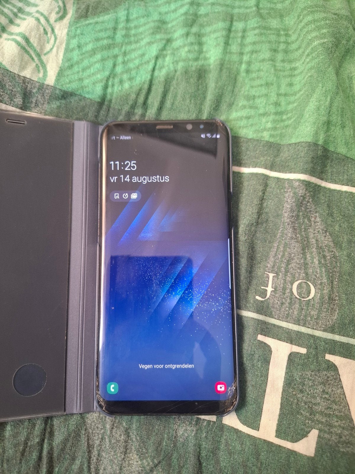 Samsung Galaxy S8+ met hoesje - Gebruikt, Ophalen, Gebruikt, Zwart, Touchscreen