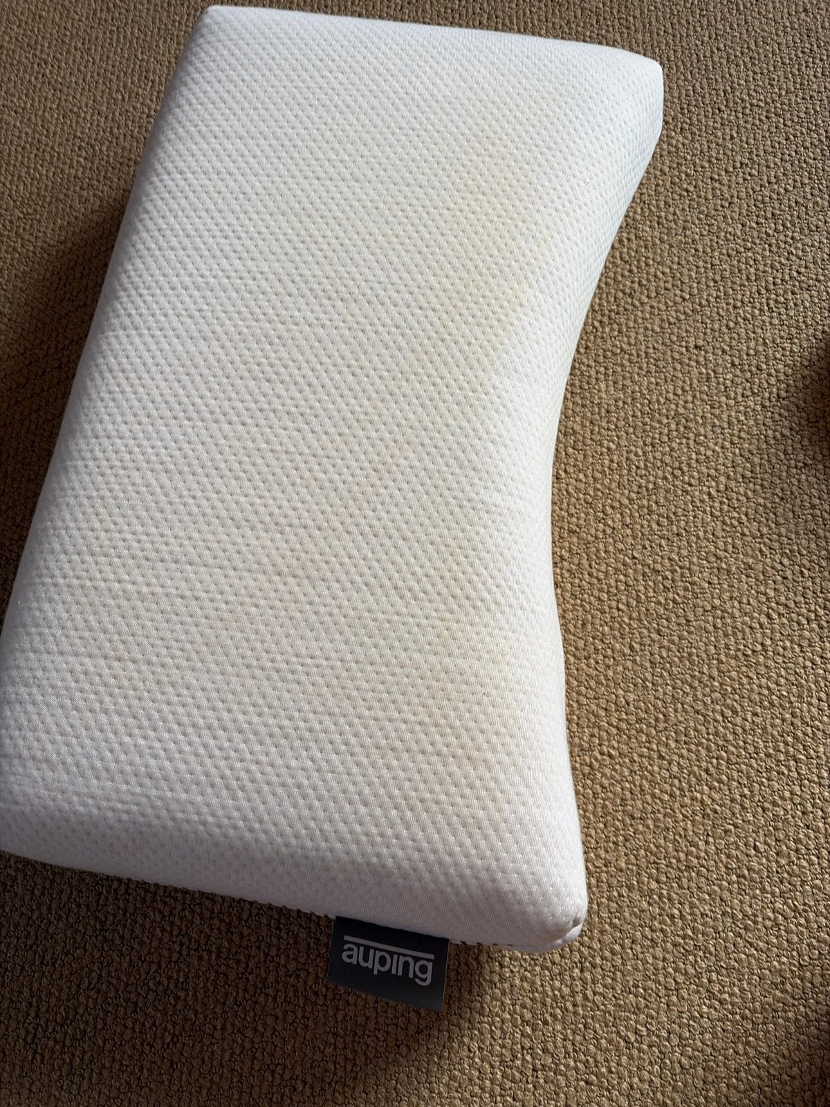 Auping Prestige Latex Kussen 12 cm Medium, Ophalen of Verzenden, Gebruikt, Eenpersoons, Kussen
