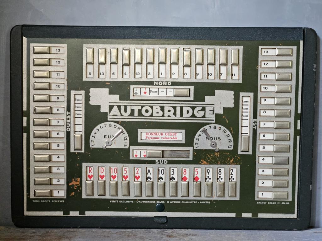 Vintage Bridge ( autobridge ) bordspel, Verzenden