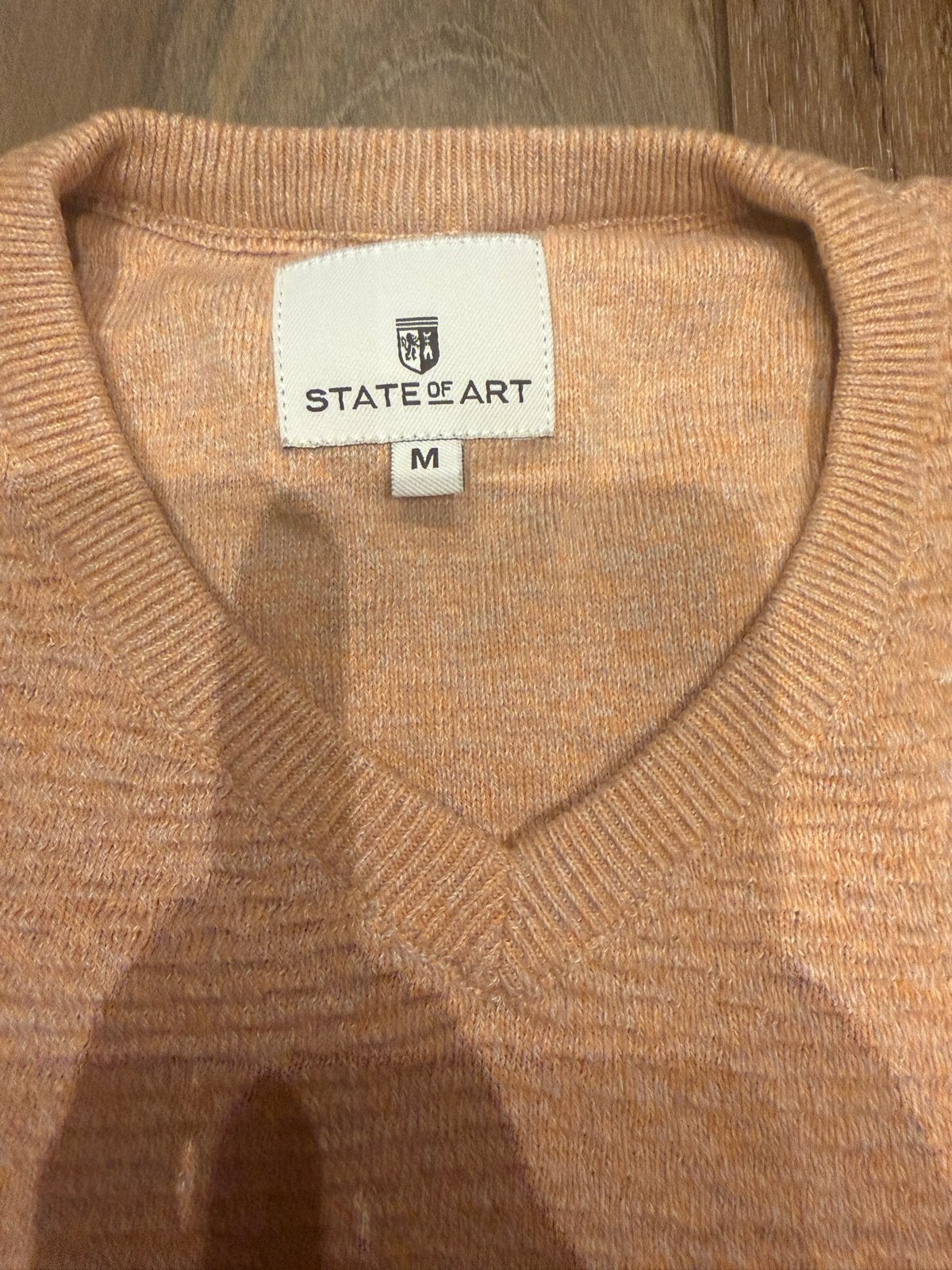State of Art V-hals trui - Maat M - Zo goed als nieuw, Ophalen of Verzenden, Zo goed als nieuw, Maat 48/50 (M), Beige