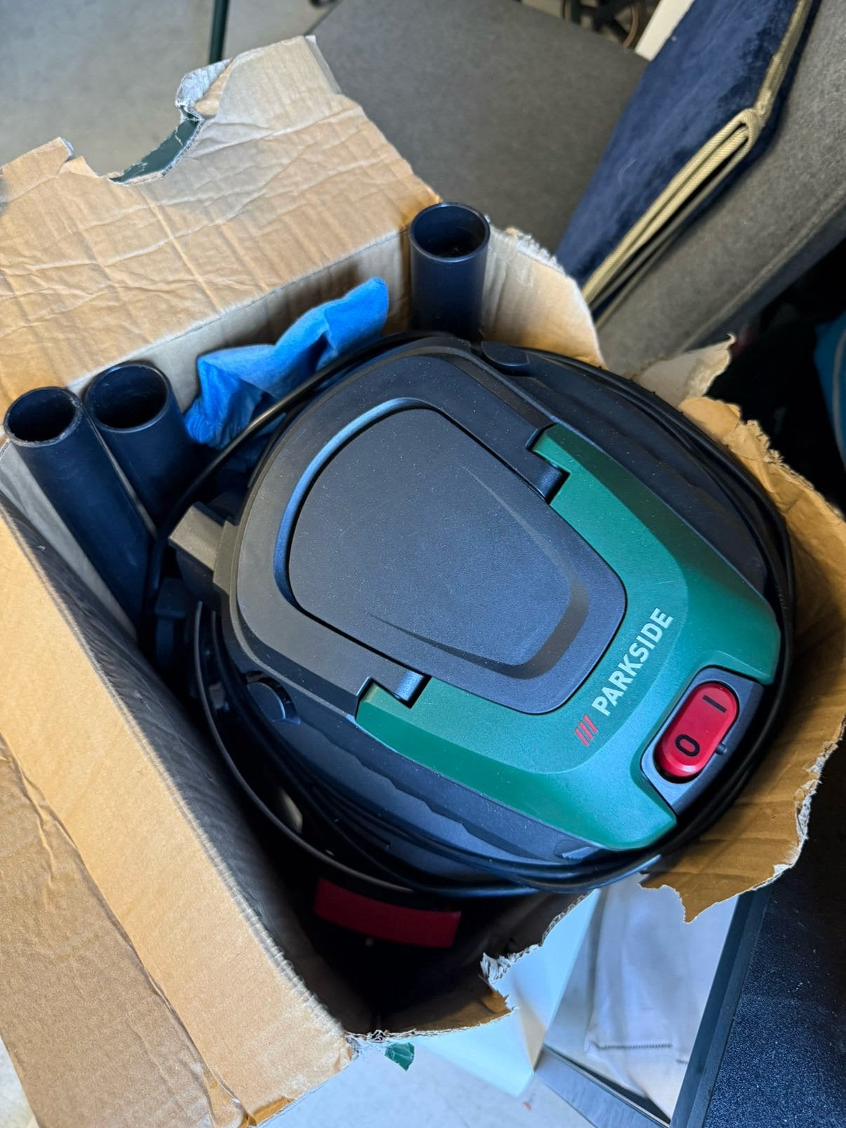 Parkside Nat- & Droogzuiger 1200W – Zo Goed Als Nieuw, Ophalen of Verzenden, Zo goed als nieuw