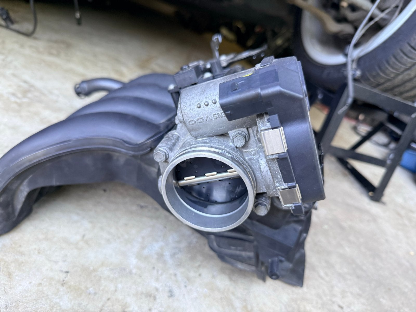 Inlaatspruitstuk BMW 116i 2.0 N43B20 met gasklep en sensoren, Auto-onderdelen, Motor en Toebehoren, Ophalen, Gebruikt, BMW