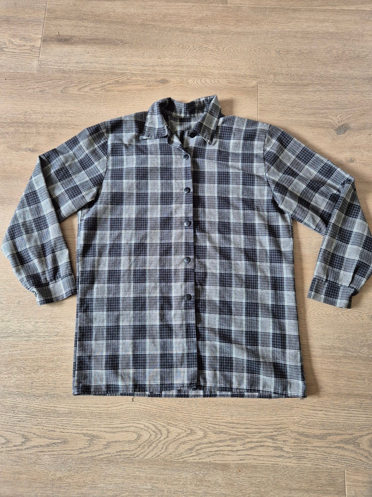 Blouse maat L, Kleding | Heren, Overhemden, Ophalen of Verzenden, Zo goed als nieuw, Grijs, Halswijdte 41/42 (L)