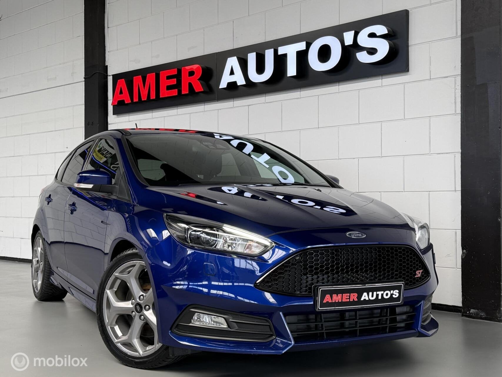 Ford Focus 2.0ST/1e eigenaar/Performance Blue/Recaro stoelen, 15 km/l, Gebruikt, Zwart, 4 cilinders