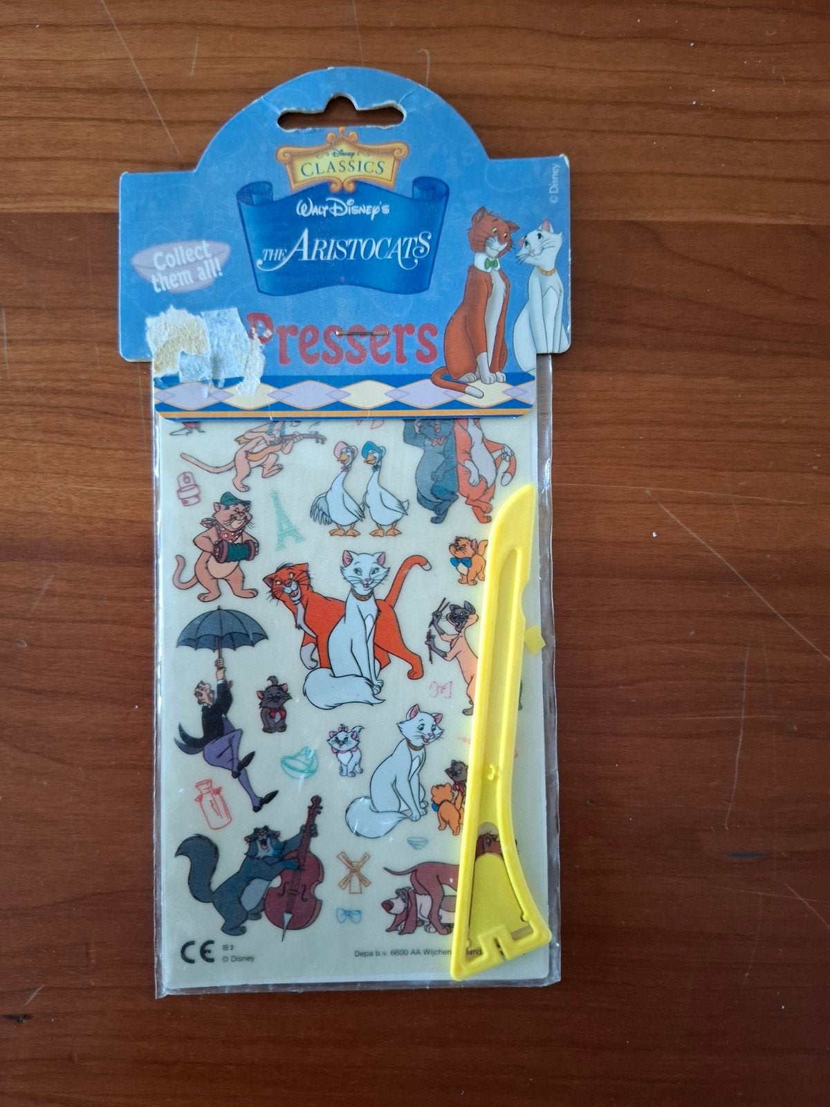 Disney The Aristocats Pressers - Afwrijfplaatjes, Verzamelen, Ophalen of Verzenden, Nieuw