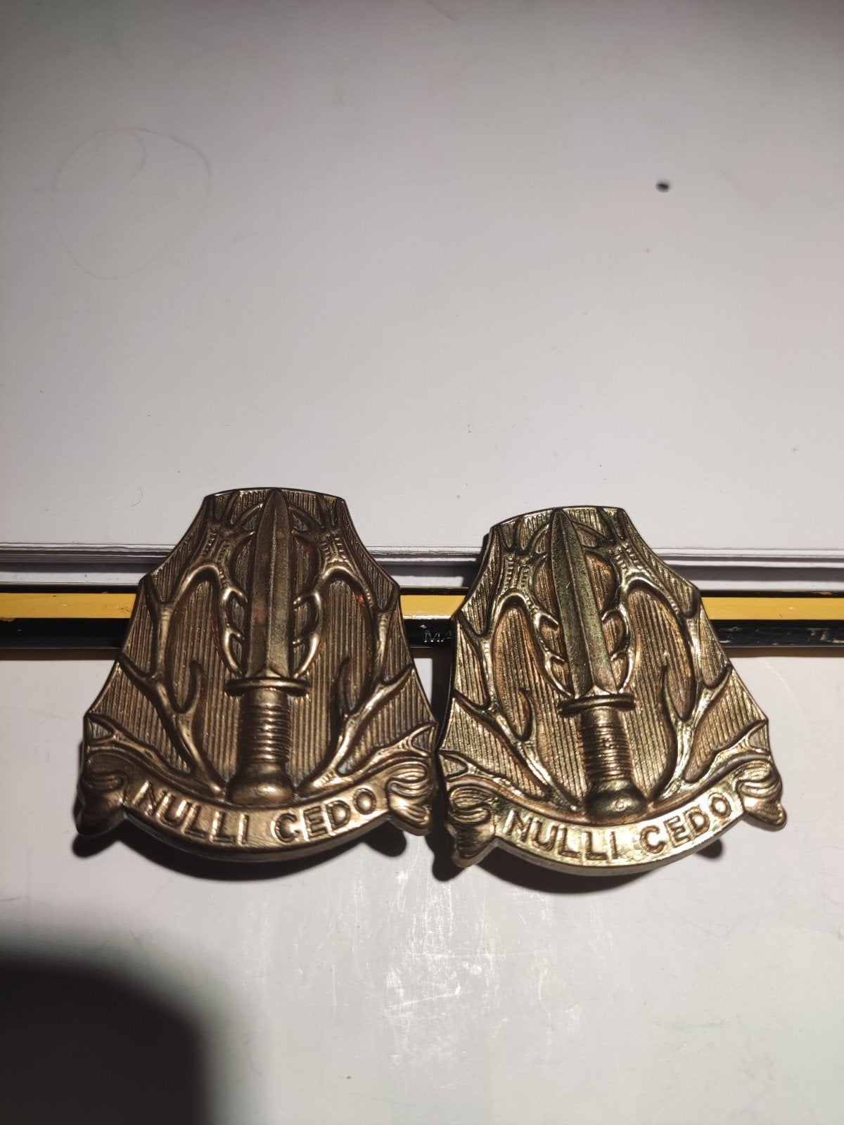 Schouderemblemen Stoottroepen Prins Bernhard, Verzamelen, Ophalen of Verzenden, Landmacht, Nederland, Embleem of Badge
