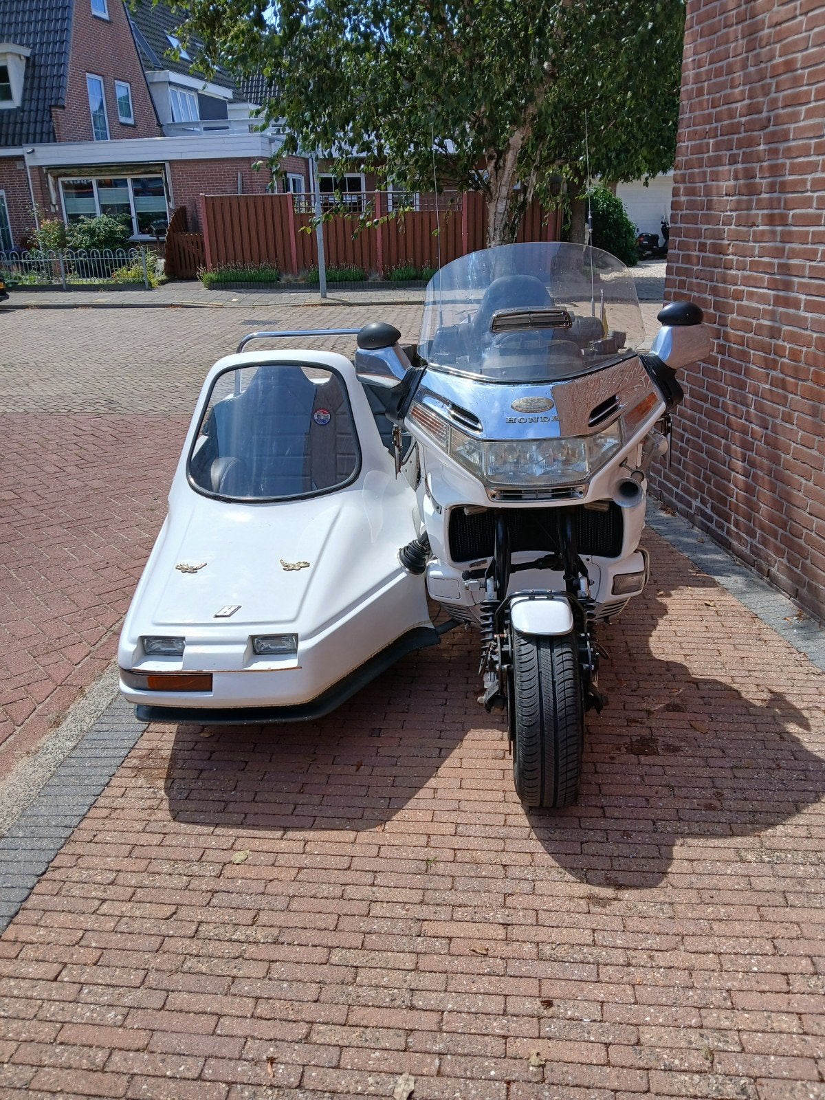 Goldwing 1500 met Hechard zijspan, Motoren, Cardan-aandrijving, Motorrijbewijs A, Gebruikt, 1500 cc