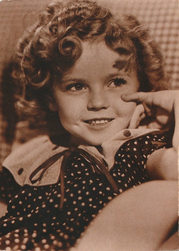 Kaart Shirley Temple, Verzenden, Ongelopen, Sterren en Beroemdheden
