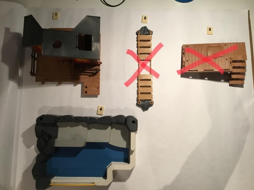 Playmobil onderdelen: Gebouw en grondplaat, Ophalen of Verzenden, Gebruikt, Los playmobil
