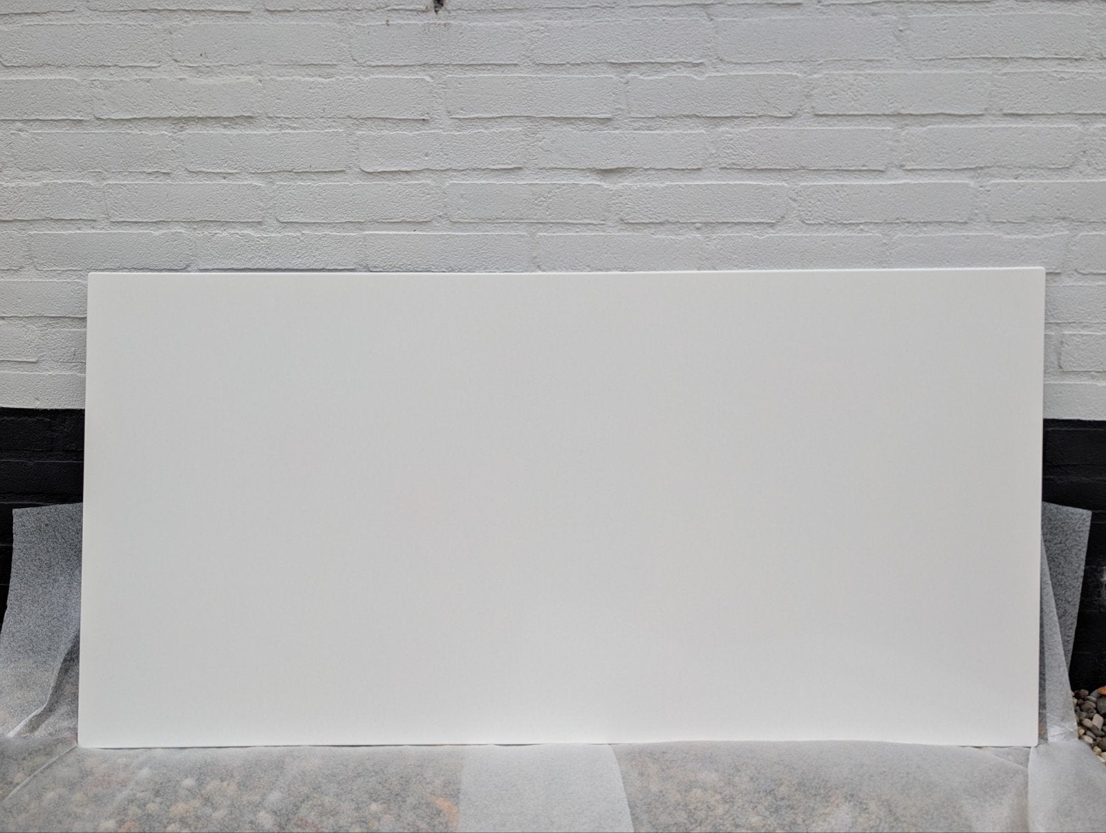 Nieuw witte, vlakke radiator voorplaat  - 60 x 120 cm, Ophalen, 30 tot 80 cm, Radiator, Nieuw
