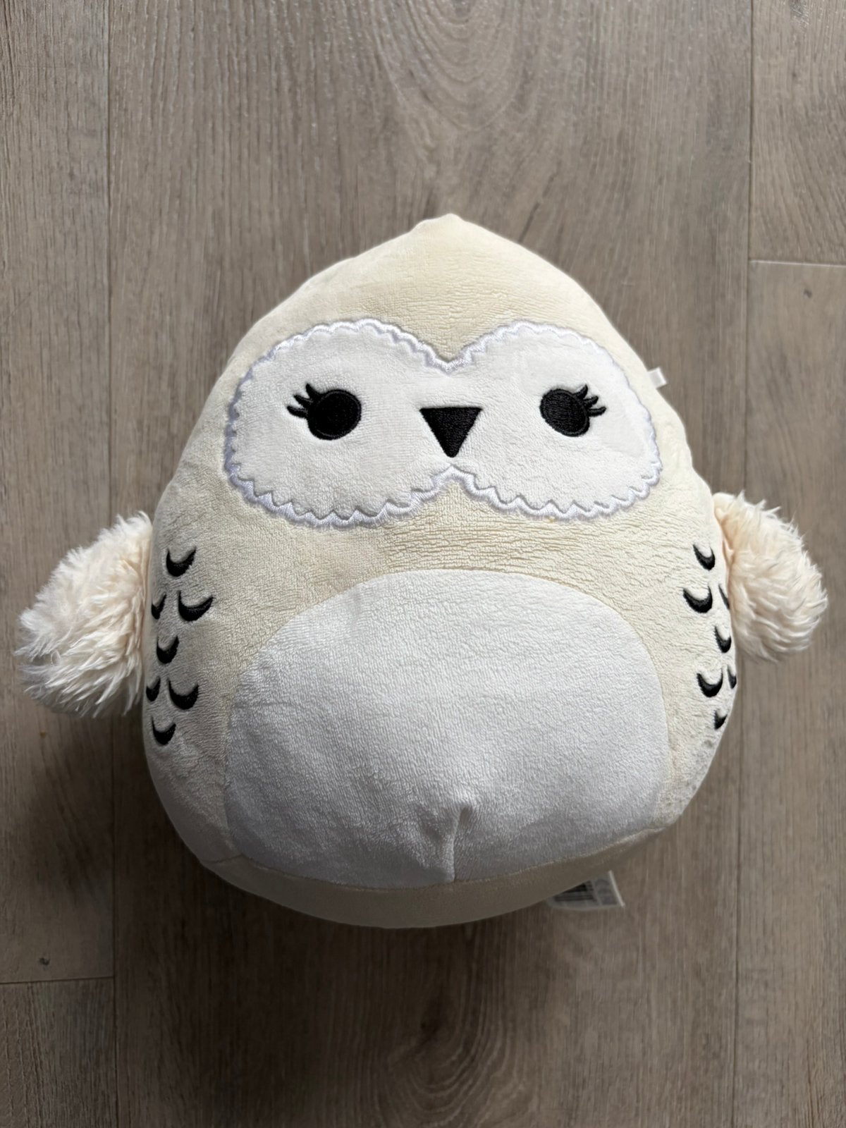 Squishmallows-20 cm Harry Potter Hedwig zgan, Overige karakters, Overige typen, Ophalen of Verzenden, Zo goed als nieuw
