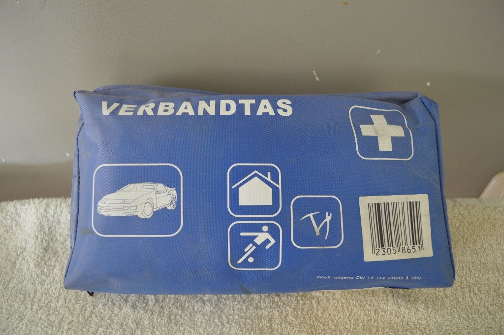 Retro Verbandtas voor in oldtimer, Ophalen of Verzenden, Zo goed als nieuw, Auto's