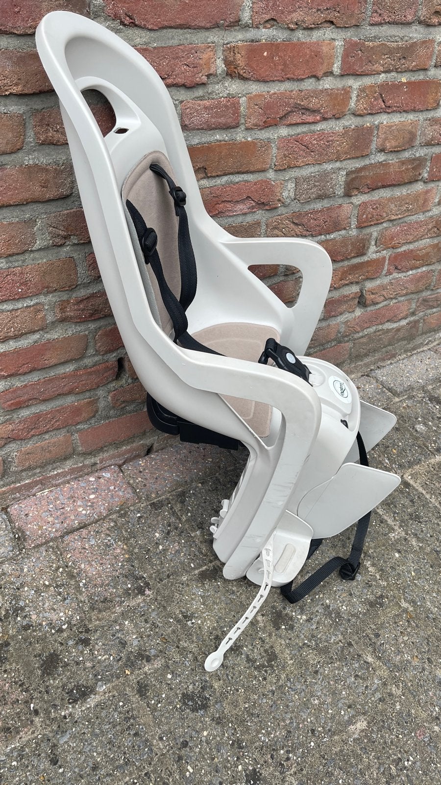 Polisport groovy kinderzitje - Grijs, Ophalen, Achterzitje, 9 t/m 36 kg, Gebruikt