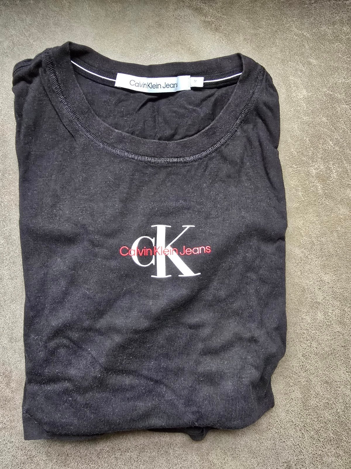 T-shirt Calvin Klein maat M, Ophalen, Zwart