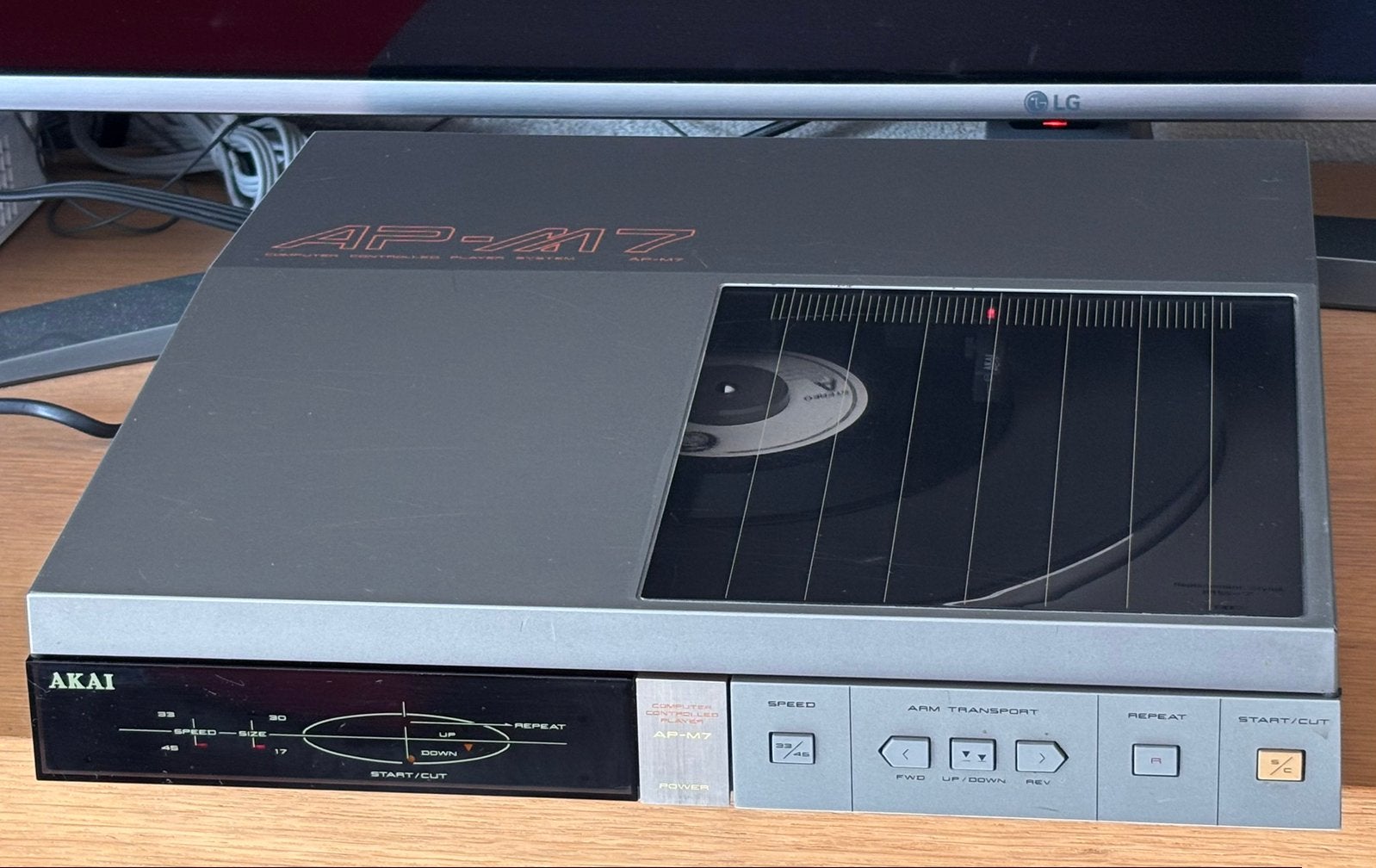 Akai Clarity AP-M7 de meest iconische 80’s platenspeler, Audio, Tv en Foto, Gebruikt, Automatisch, Ophalen of Verzenden, Platenspeler
