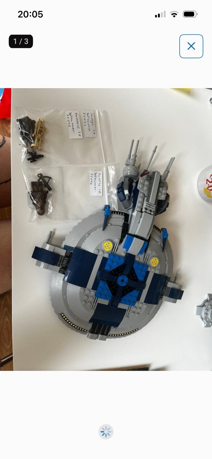 Lego star wars droid gunship, Verzamelen, Transformers, G1, Ophalen of Verzenden, Zo goed als nieuw