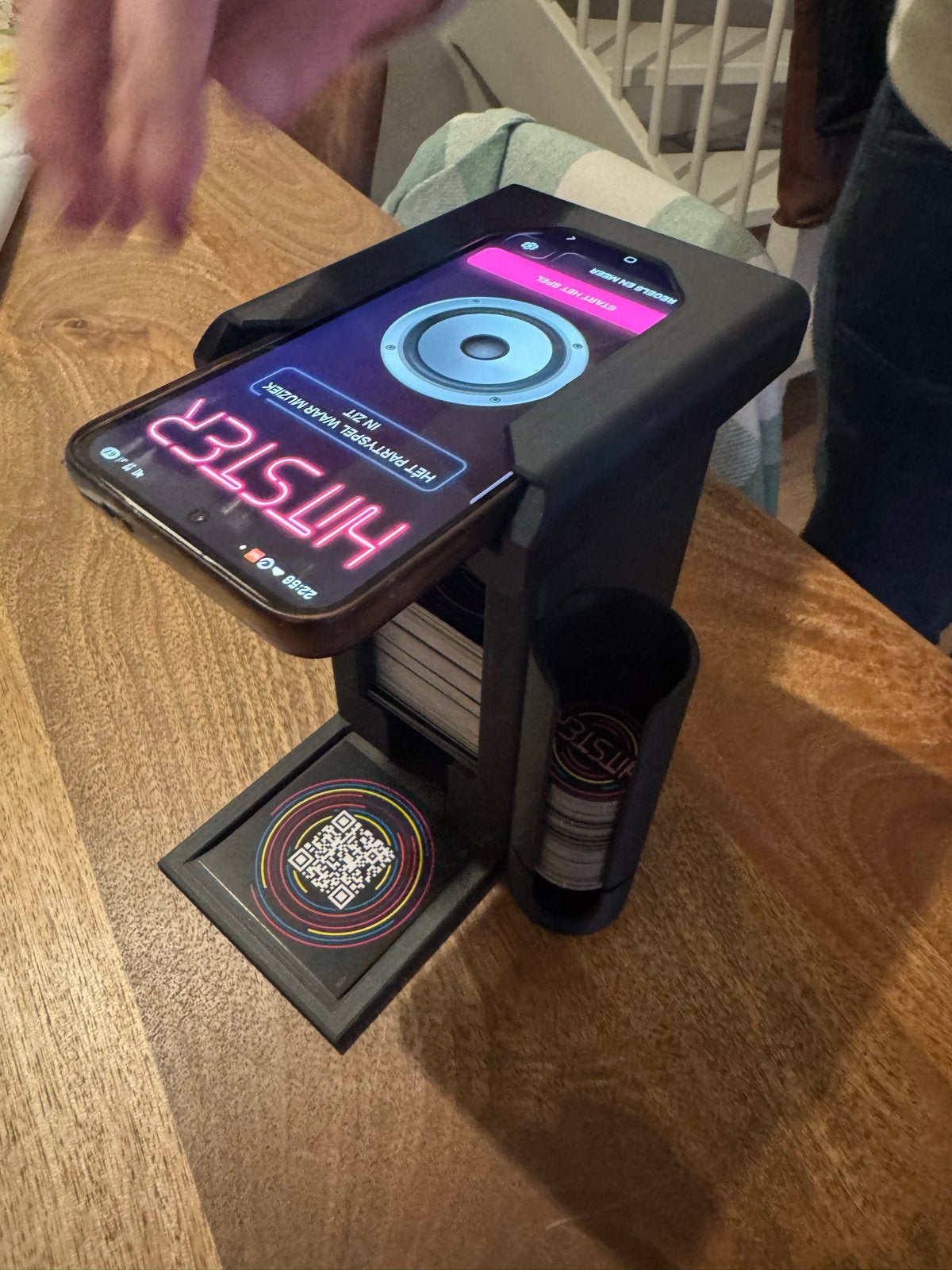 Hitster Toren - Handige kaarthouder voor het spel, Drie of vier spelers, Ophalen of Verzenden, Zo goed als nieuw