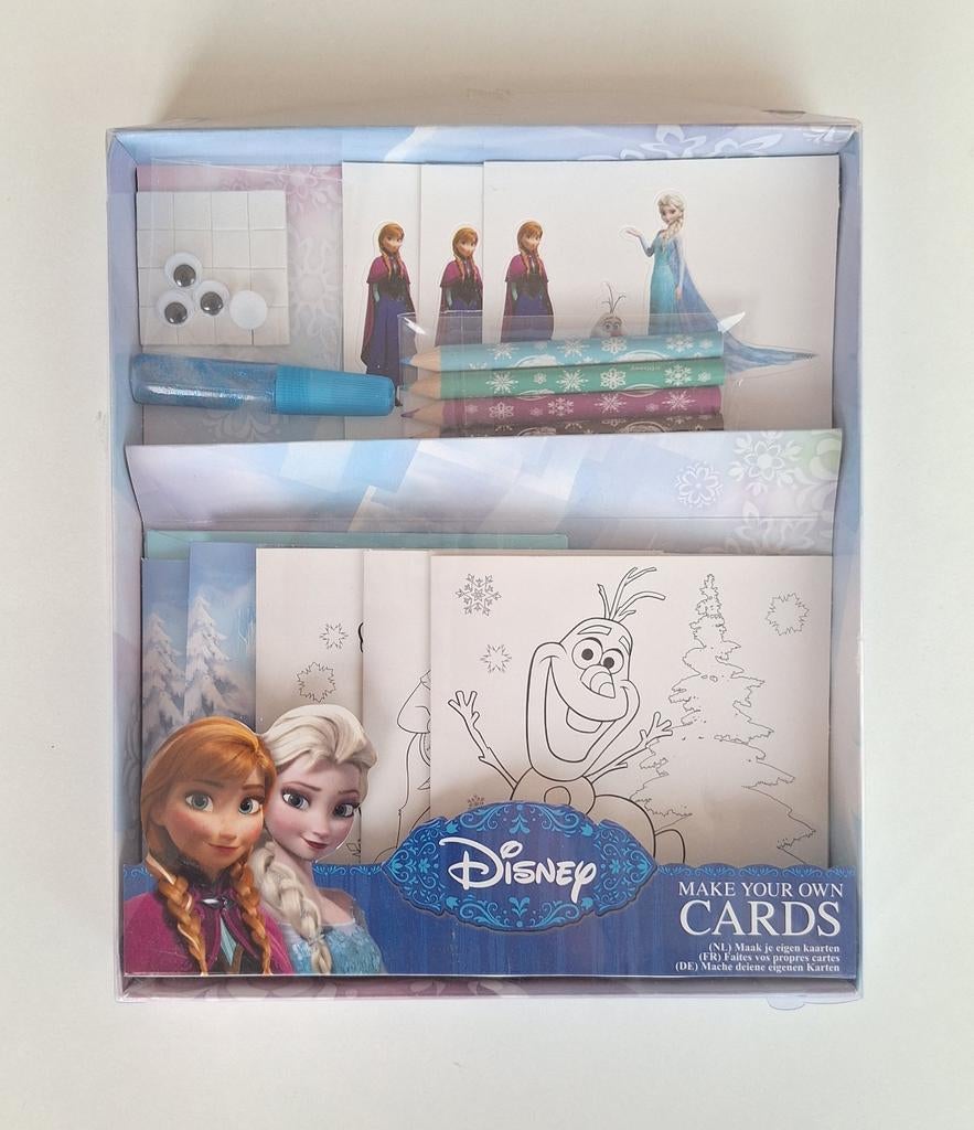 NIEUW! Frozen knutselset maak je eigen kaarten, Ophalen of Verzenden, Nieuw, Knutselen