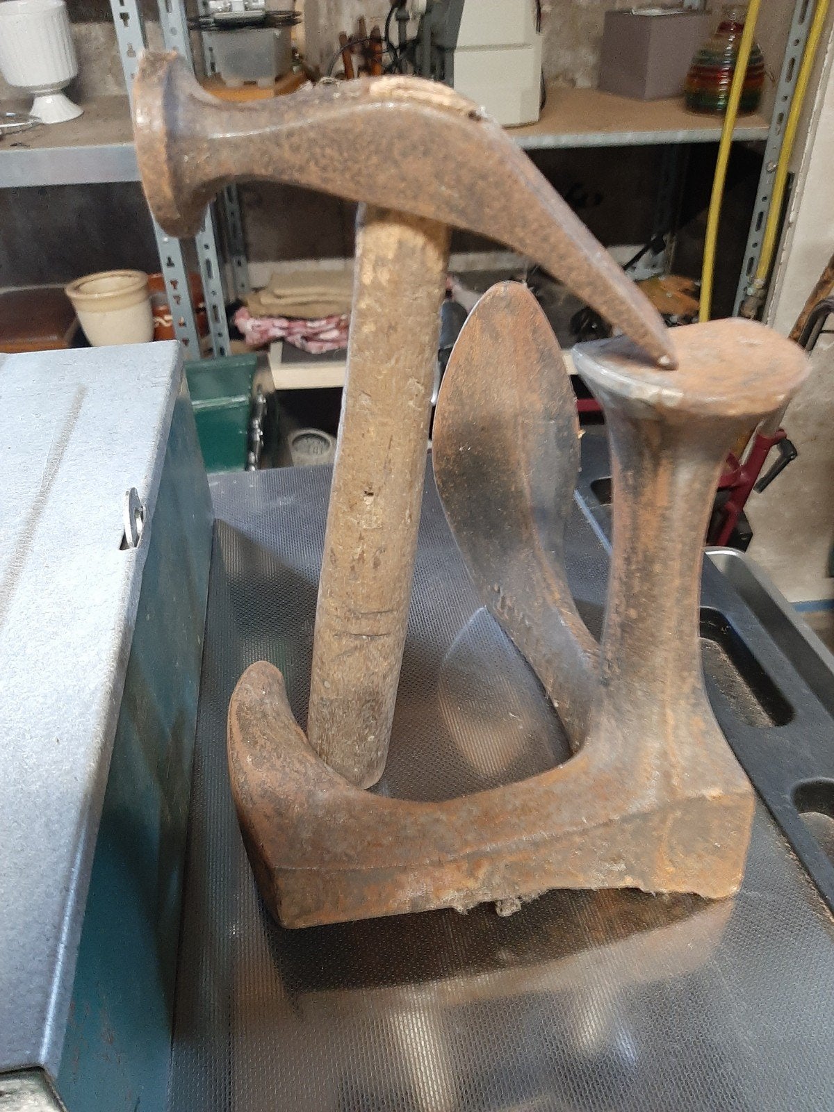Vintage Schoenmakersgereedschap: Leest en Hamer, Antiek en Kunst, Ophalen of Verzenden