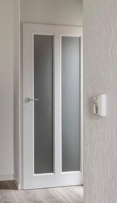 Deur met glas (gratis), Doe-het-zelf en Verbouw, Deuren en Horren, Ophalen, 80 tot 100 cm, Binnendeur, Minder dan 200 cm