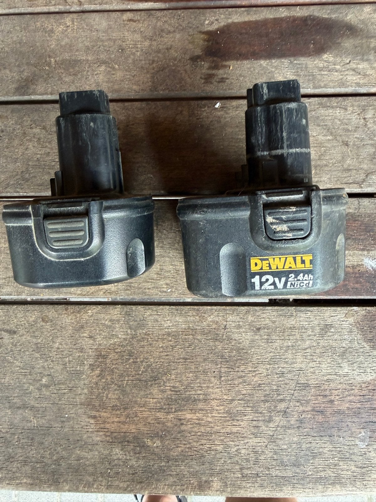 DeWalt Accu's 9.6V en 12V - Gebruikt maar functioneel, Ophalen, Gebruikt, Overige typen