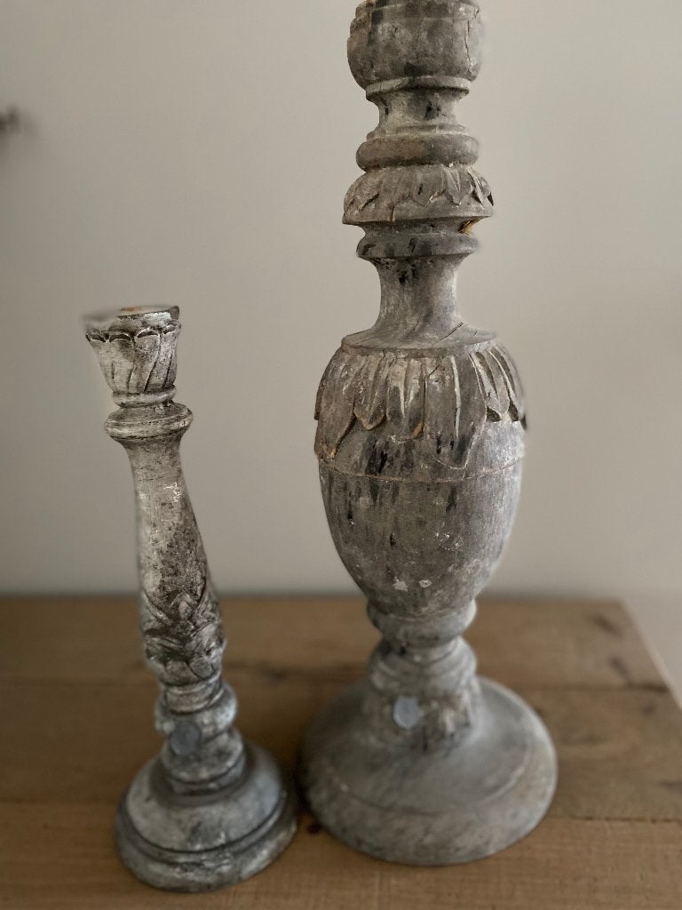 Hoffz set kandelaars, Ophalen of Verzenden, Zo goed als nieuw, Hout, Kandelaar