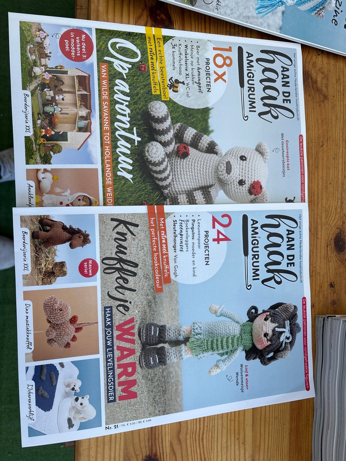 Aan de haak Amigurumi Magazine - Diverse Haakpatronen, Ophalen, Zo goed als nieuw, Haken, Patroon of Boek