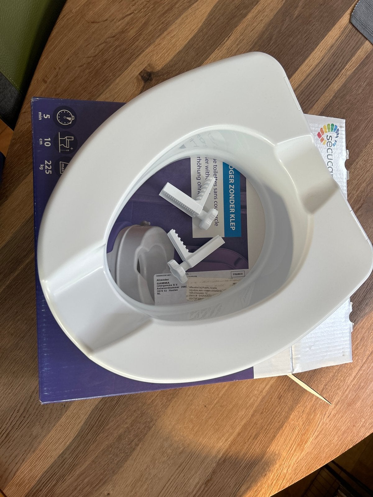 Toiletverhoger - Secucare, Ophalen of Verzenden, Zo goed als nieuw