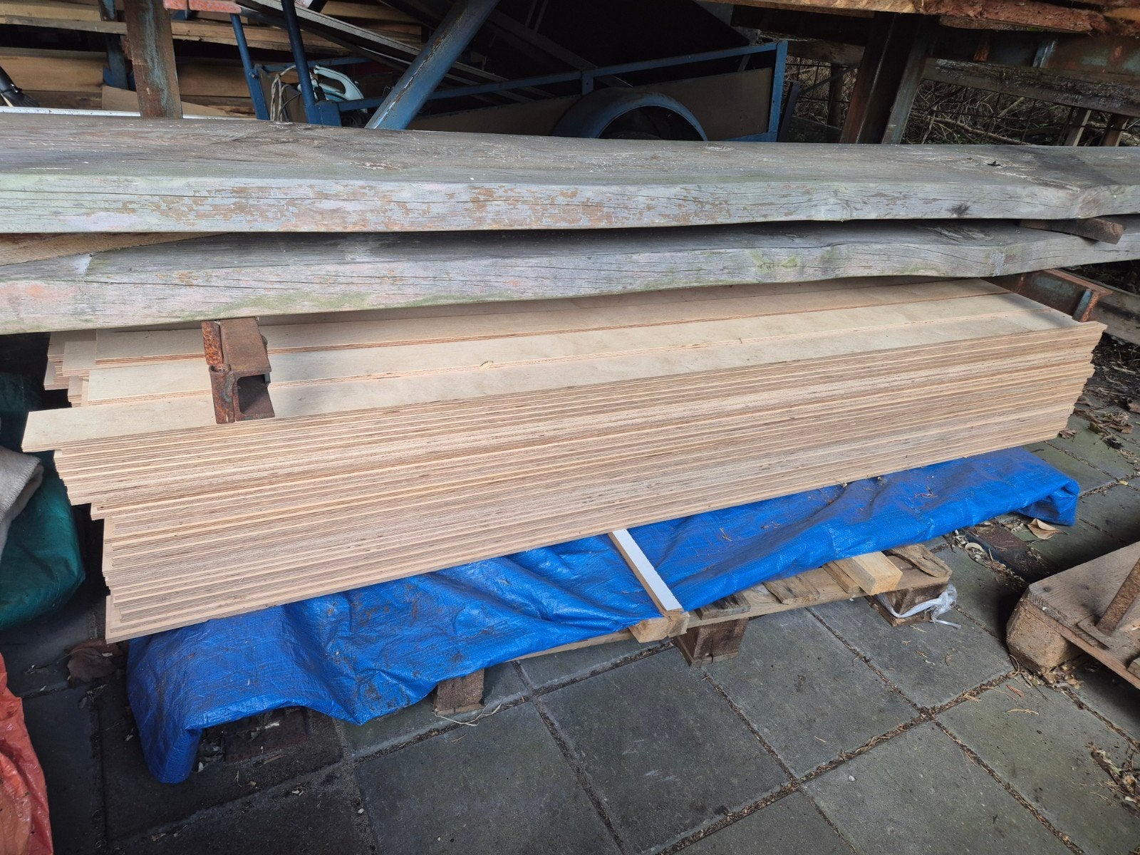 Goedkope Multiplex latten zgan!, Ophalen, Minder dan 25 mm, Zo goed als nieuw, 200 tot 250 cm