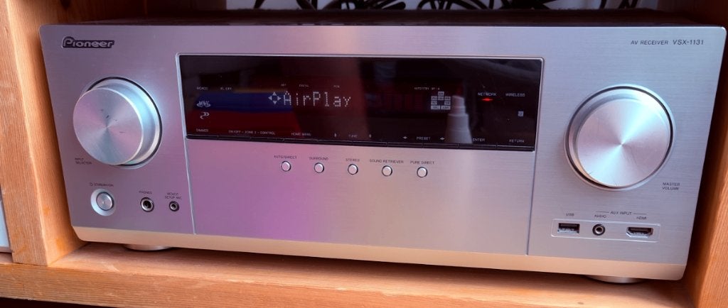 Pioneer VSX 1131 surround receiver, Gebruikt, Ophalen of Verzenden, Pioneer, 120 watt of meer