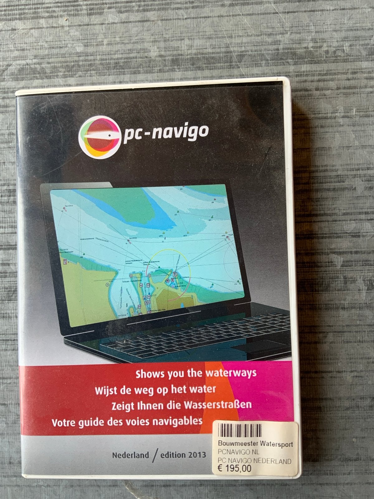 PC-Navigo Nederland editie 2013 - Digitale Waterkaart, Ophalen of Verzenden, Zo goed als nieuw, Kaartplotter of Fish Finder